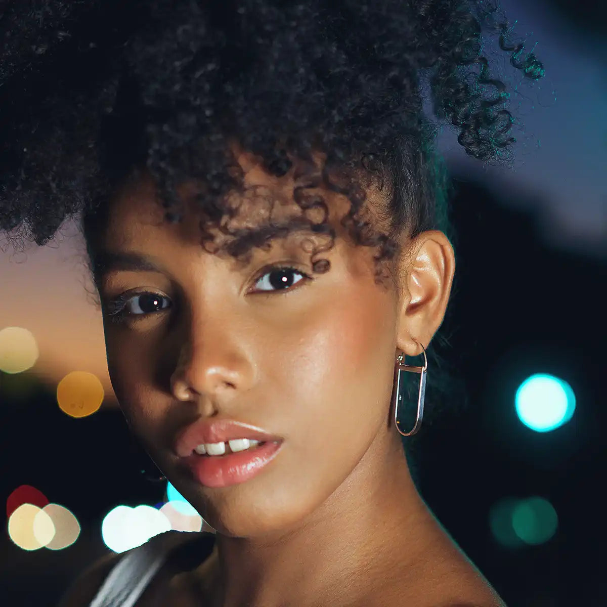 Continuum Sterling Silver U Form Earrings